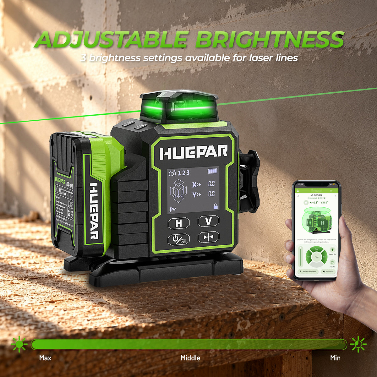Huepar W03CG Laserniveau