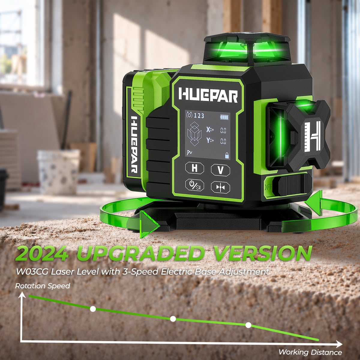 Huepar W03CG Laserniveau