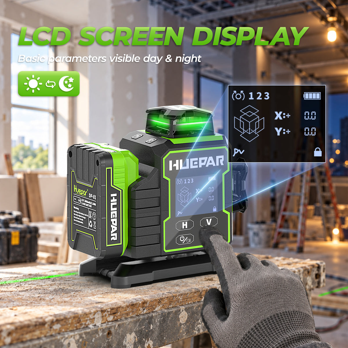 Huepar W03CG Laserniveau