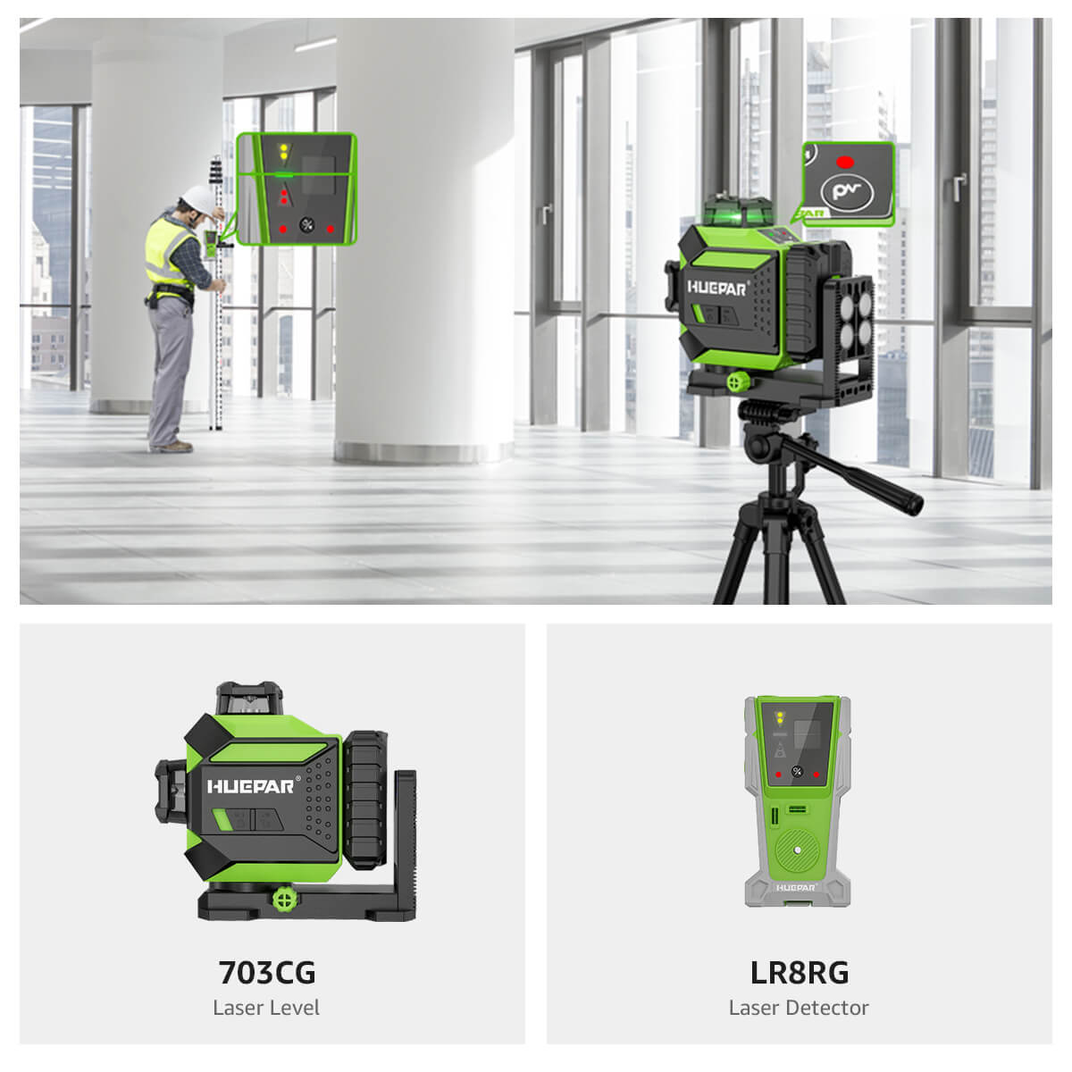 Huepar 703CG Starter-Set