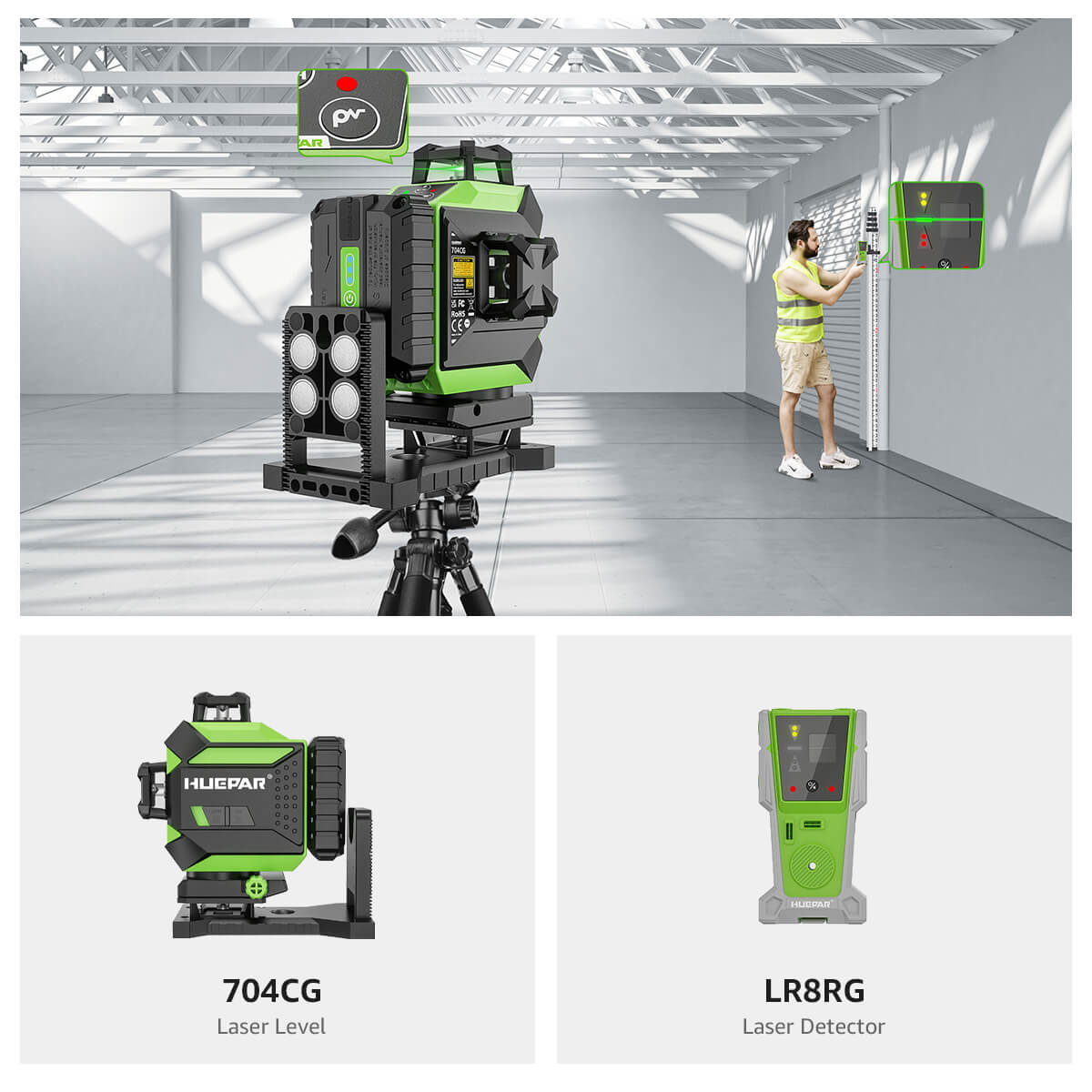 Huepar 704CG Starter-Set