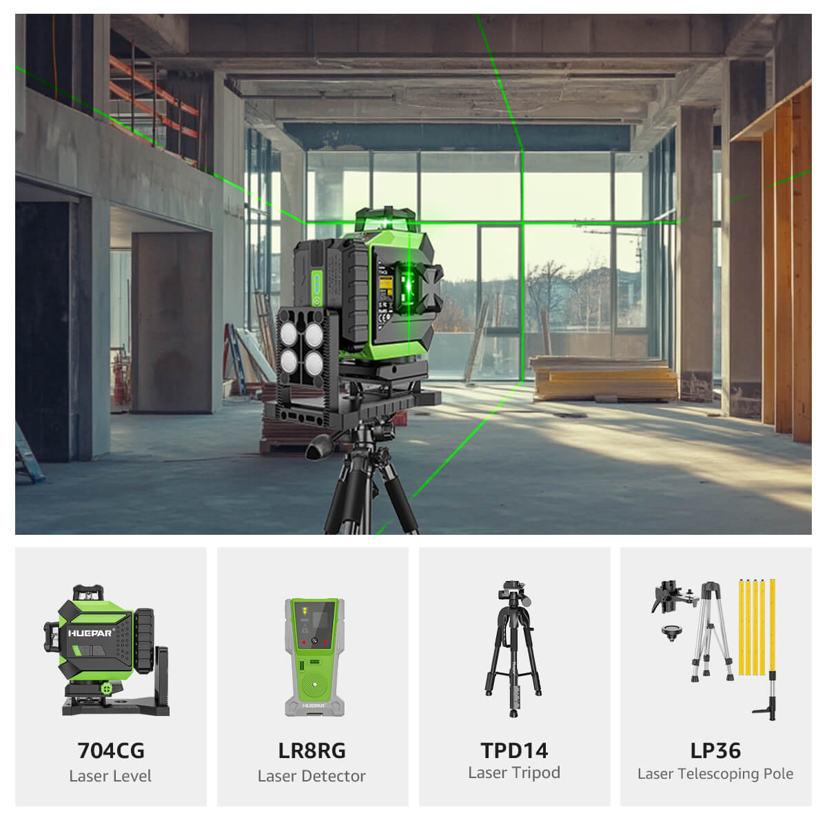 Huepar 704CG Profi-Set