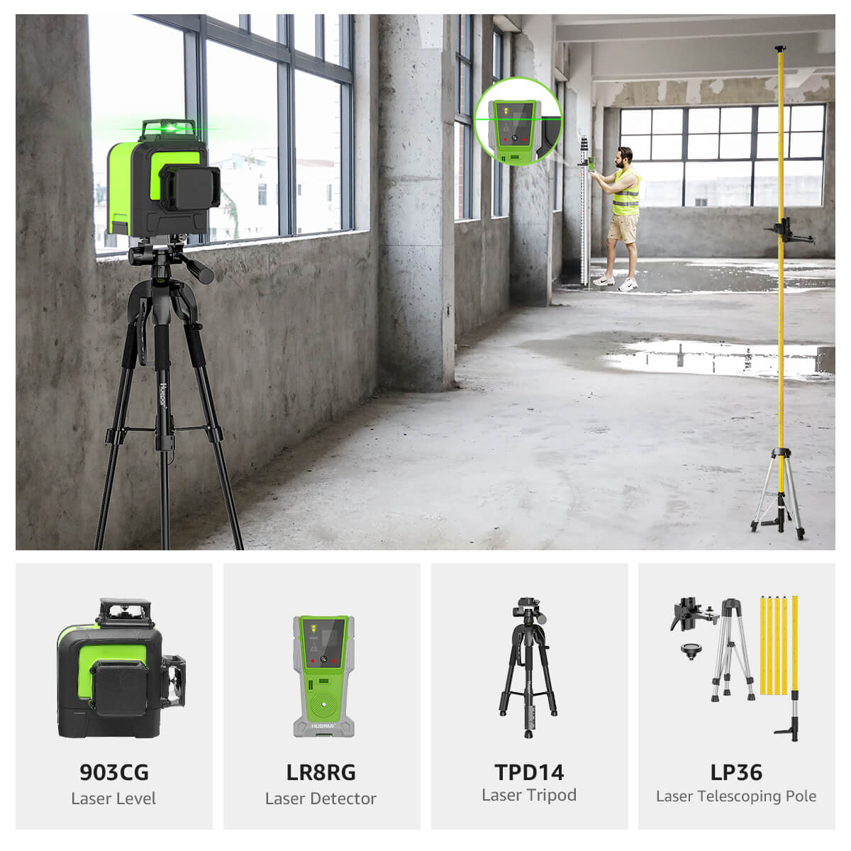 Huepar 903CG Profi-Set