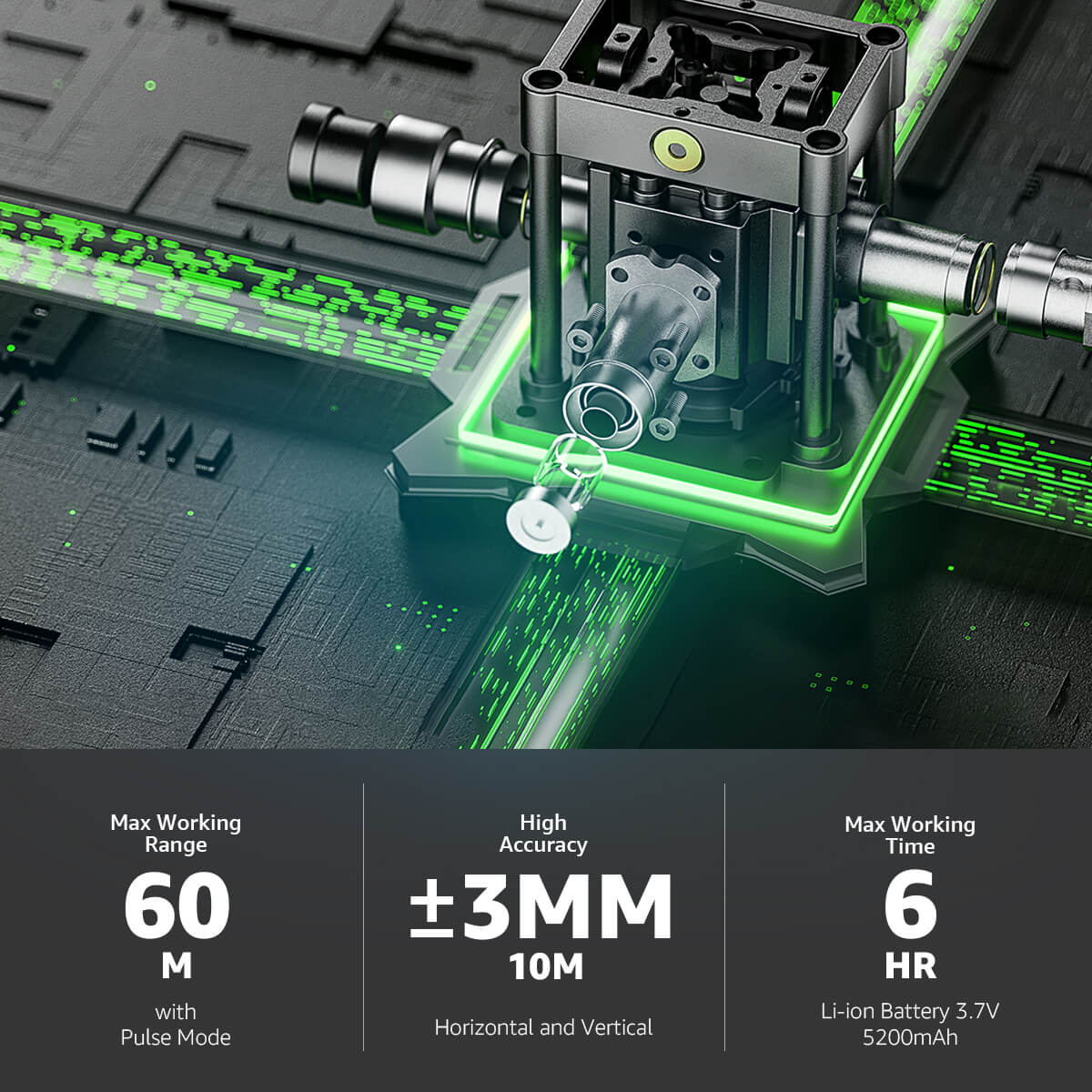 Huepar B03CG Profi-Set