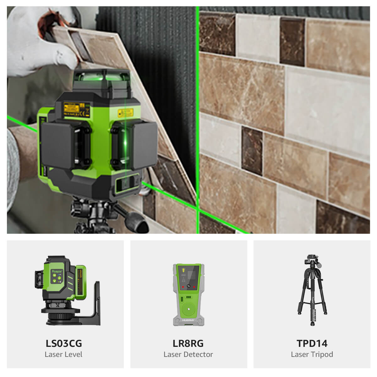 Huepar LS03CG Advanced-Set