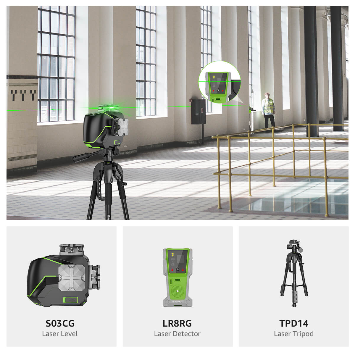 Huepar S03CG Advanced-Set