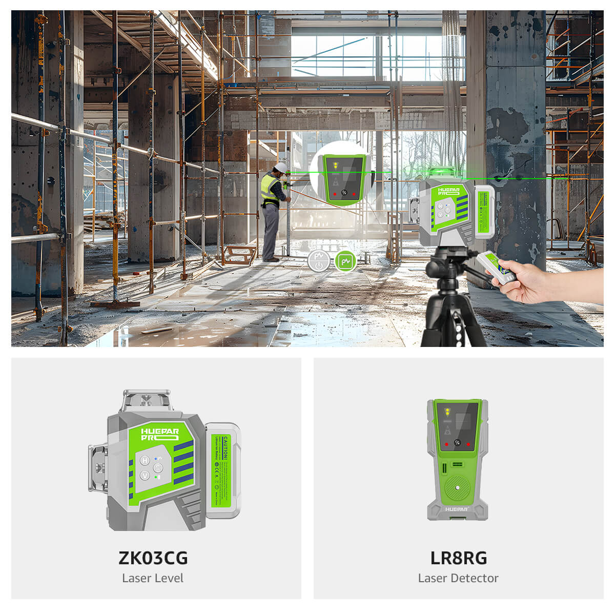 Huepar ZK03CG Starter-Set