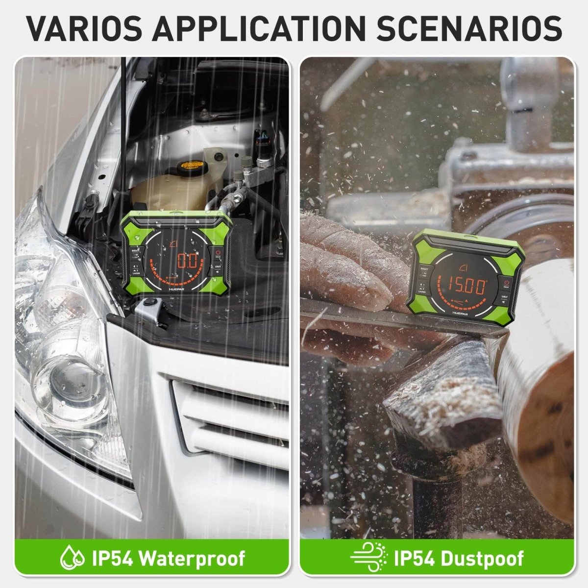 Huepar AG2L - Laser Level with Digital Angle Gauge - HUEPAR DE