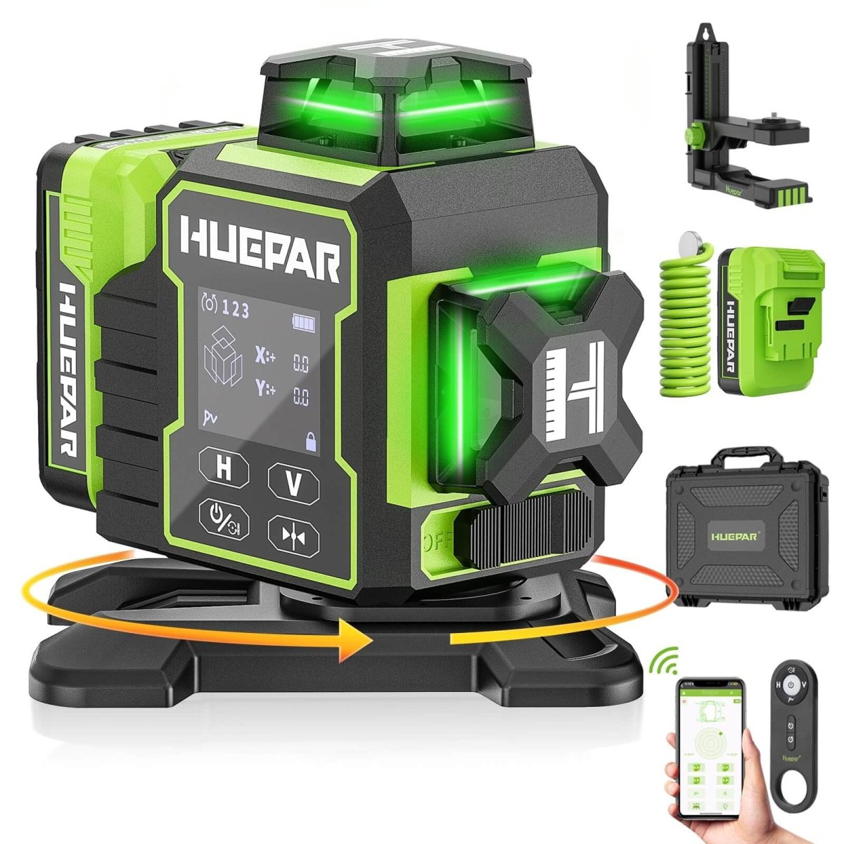 Huepar W03CG Laserniveau - HUEPAR DE