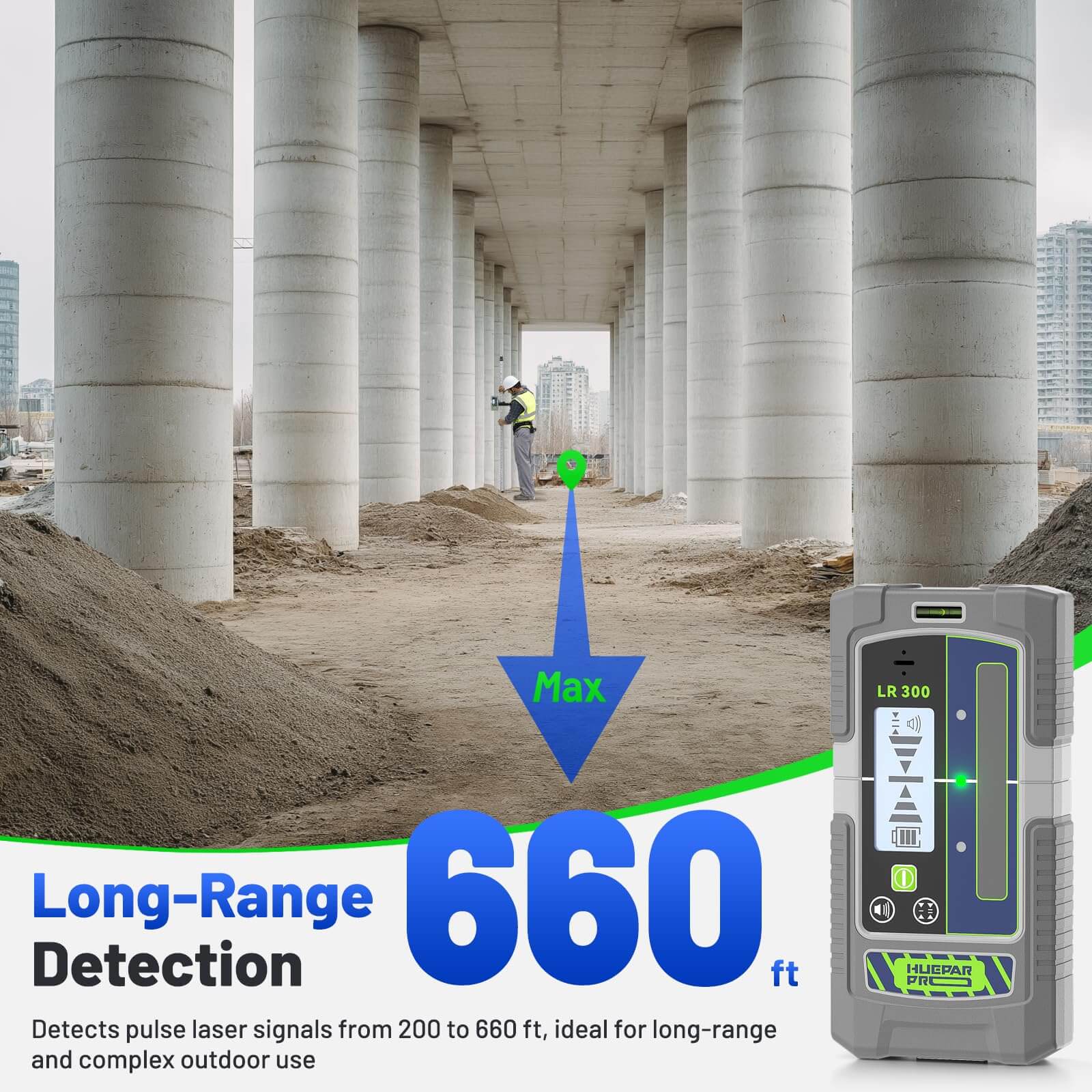 Huepar Pro LR300 Laserdetektor