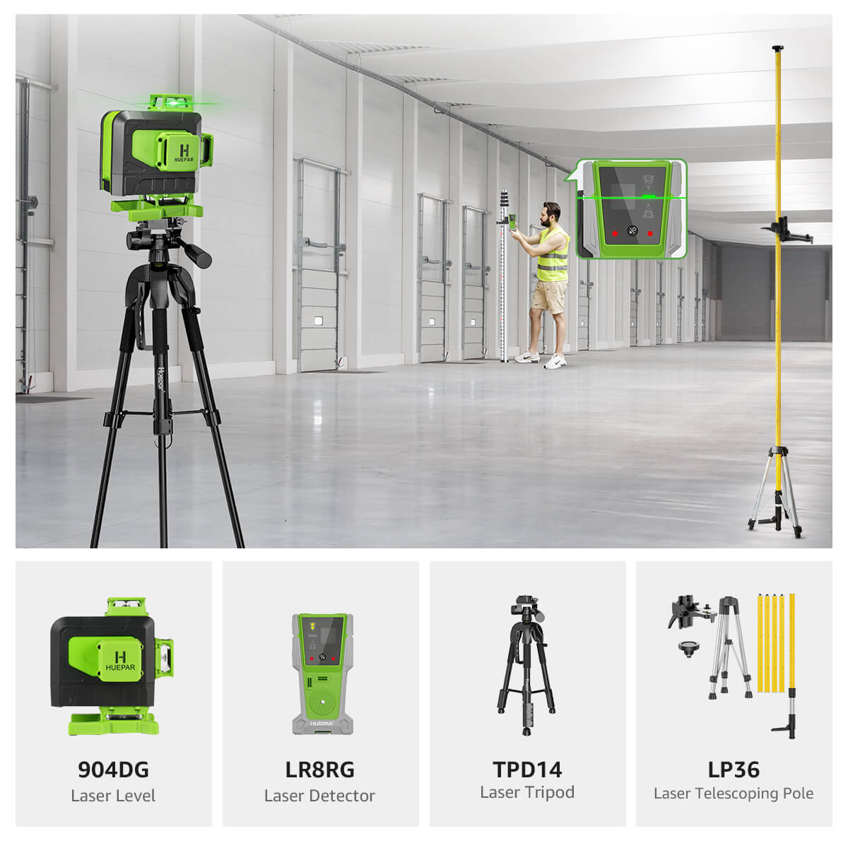 Huepar 904DG Profi-Set