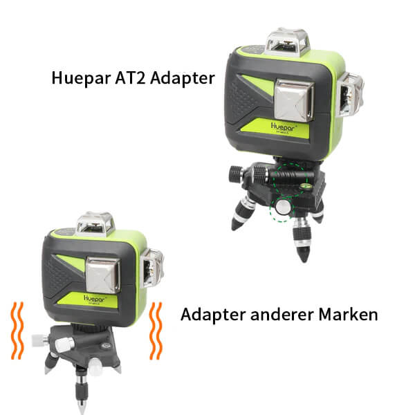 Huepar AT2 - Funktionen für Einstellbaren Adapter