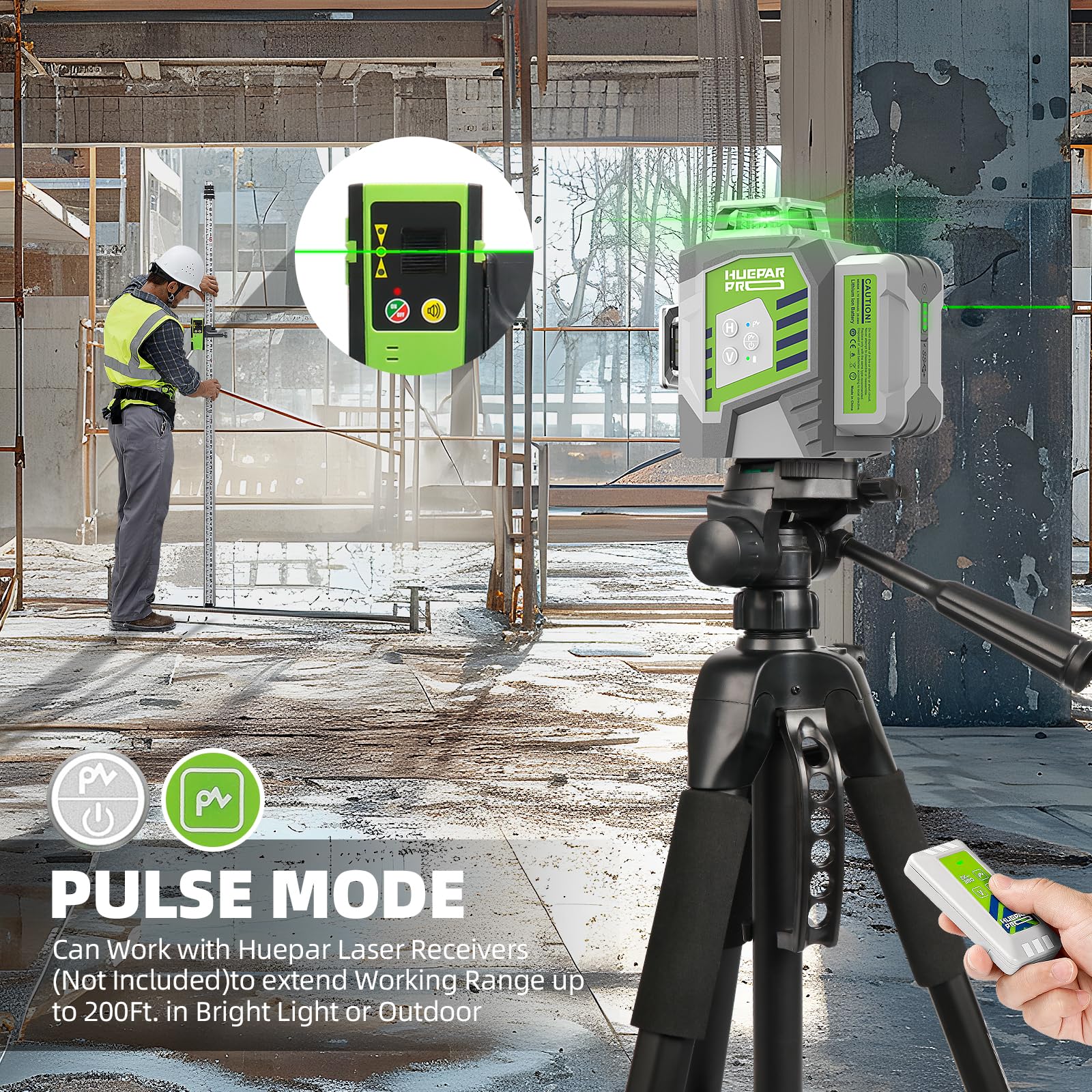 Huepar Pro ZK03CG Laserniveau