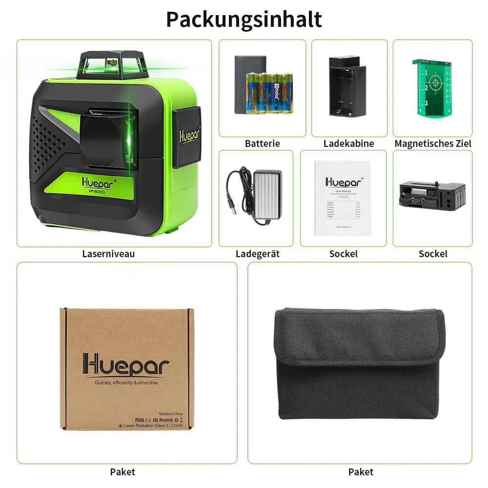 Huepar 602CG Laserniveau - HUEPAR DE