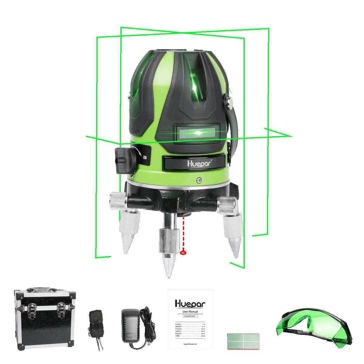 Huepar 6141G Laserniveau - HUEPAR DE