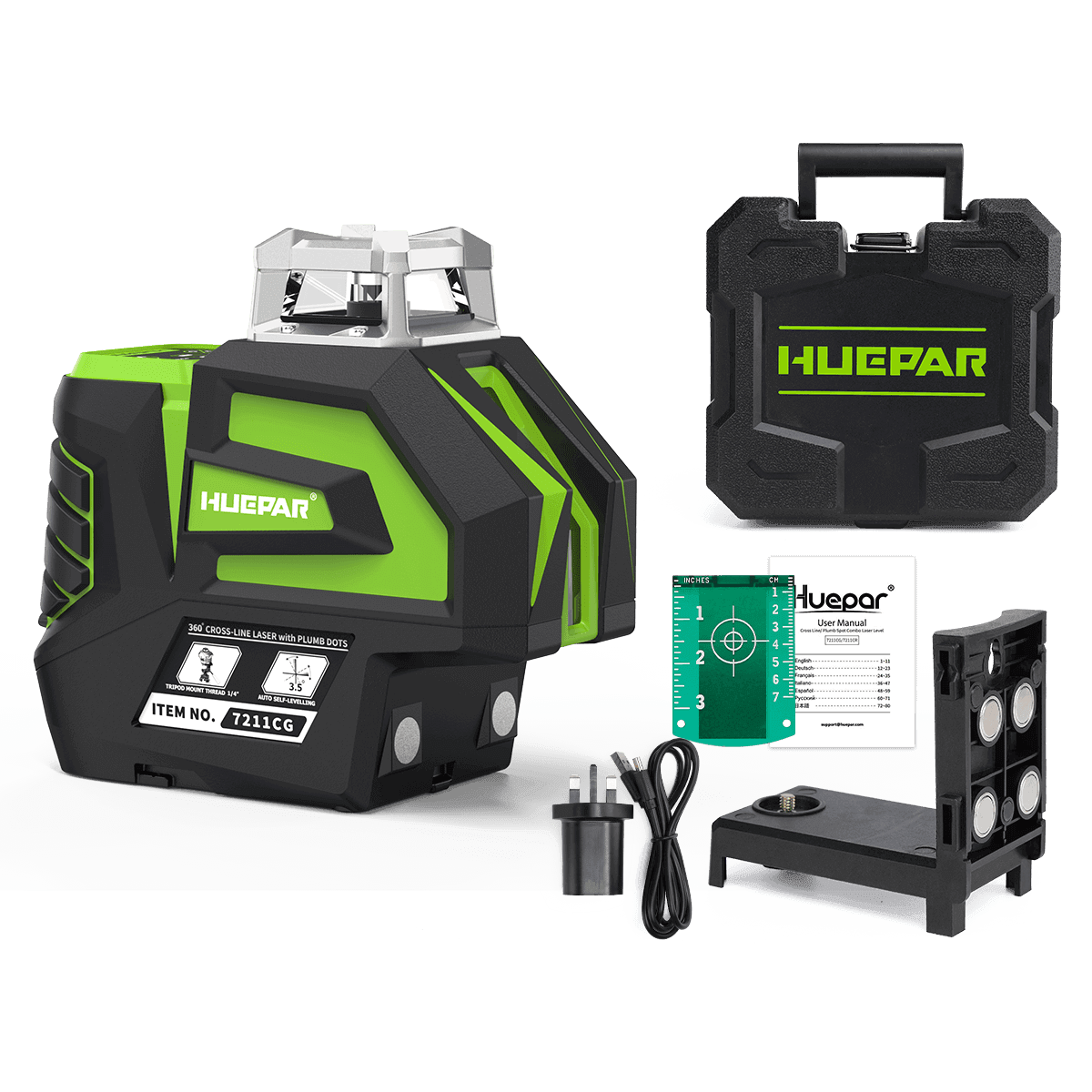 Huepar 7211CG Laserniveau - HUEPAR DE