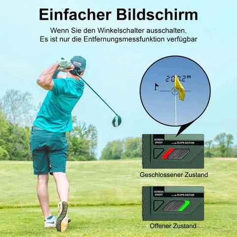 Huepar HLR1000 - 1000M LCD Golf Entfernungsmesser - HUEPAR DE