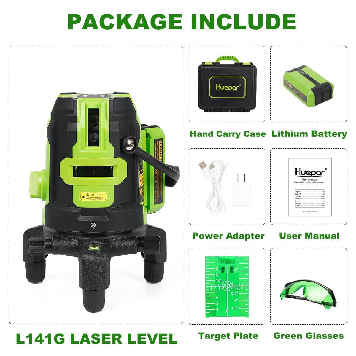 Huepar L141G Laserniveau - HUEPAR DE