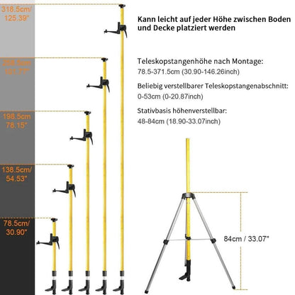 Huepar LP36 - 3,7m Laser Teleskopstange - HUEPAR DE