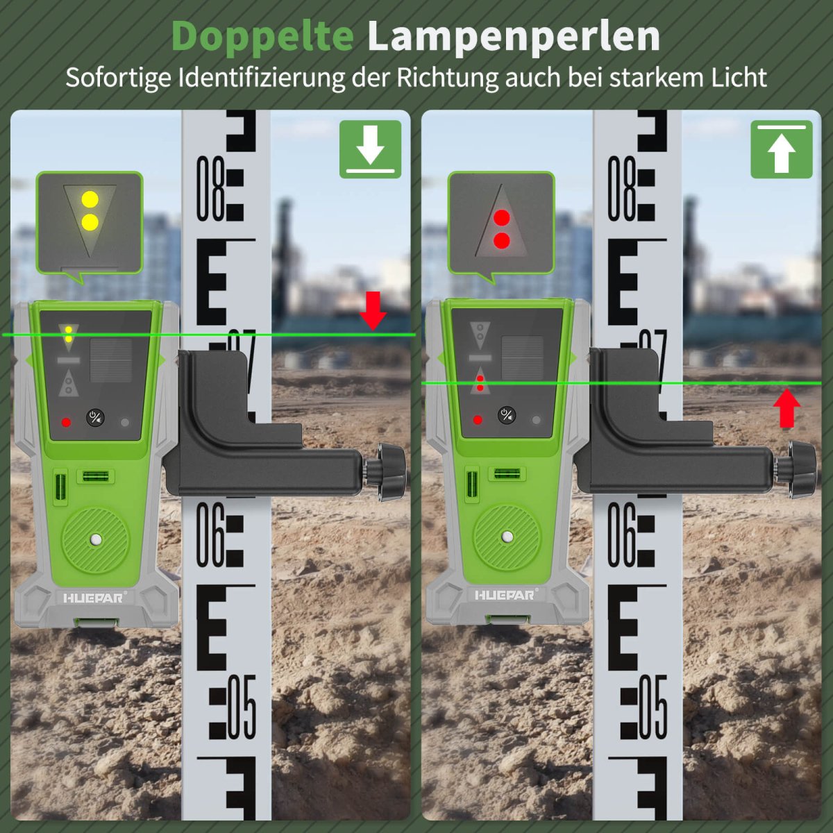 Huepar LR8RG Laserdetektor - HUEPAR DE