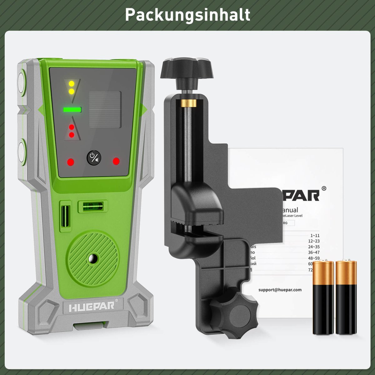 Huepar LR8RG Laserdetektor - HUEPAR DE