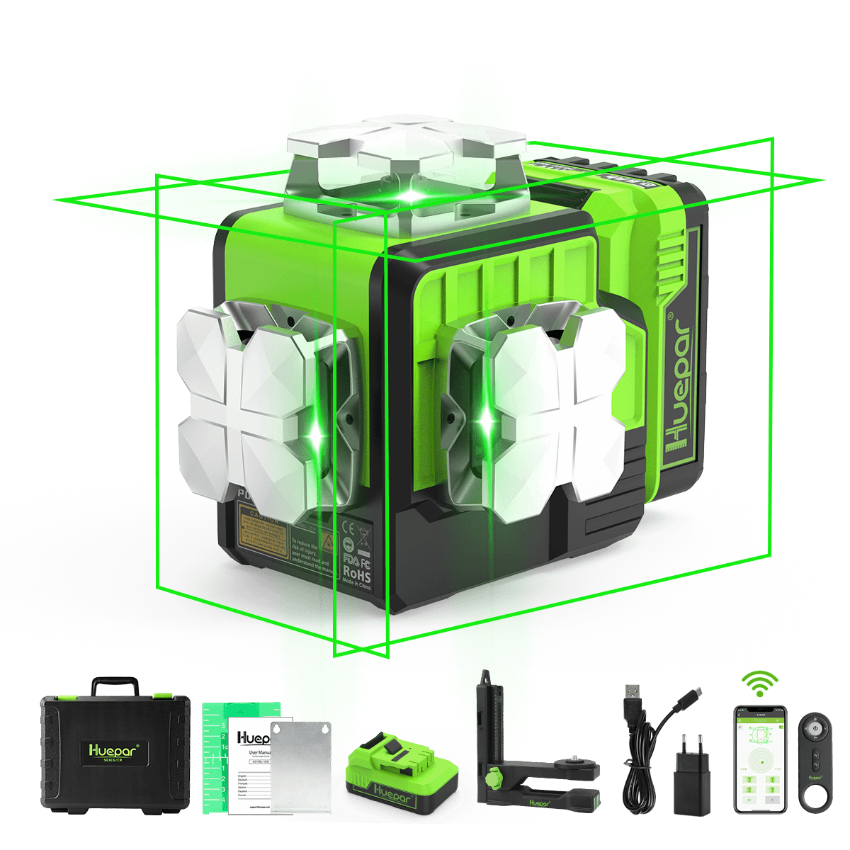 Huepar P03CG Laserniveau - HUEPAR DE