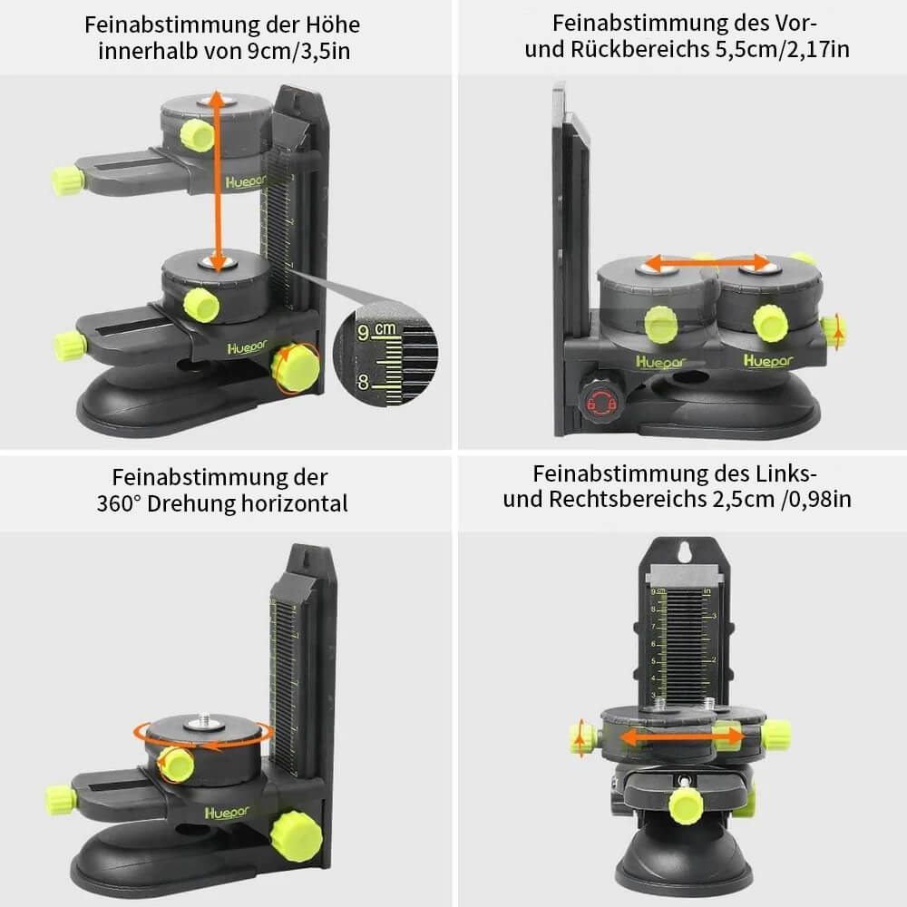 Huepar PV10+ Feineinstellung Halterung - HUEPAR DE