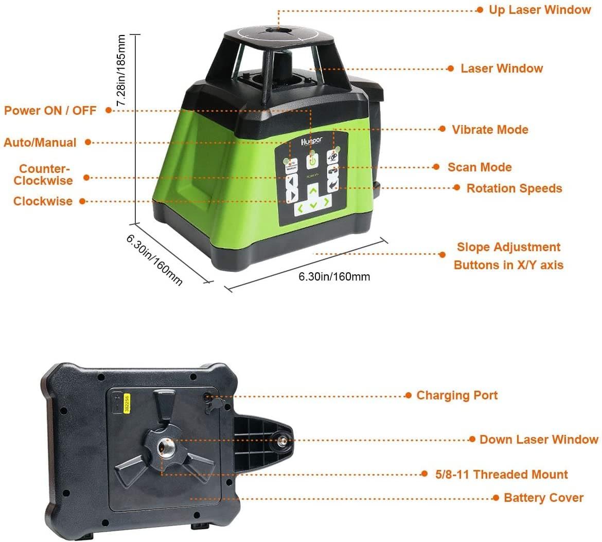 Huepar RL200HVG Laserniveau - HUEPAR DE