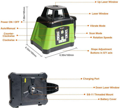 Huepar RL200HVG Laserniveau - HUEPAR DE